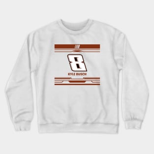 Kyle Busch brown #8 2024 NASCAR art design Crewneck Sweatshirt